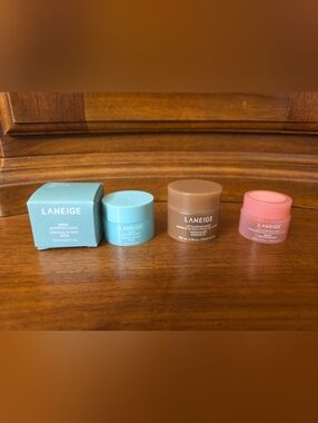 Laneige Cica Sleeping Mask/ 2x Lip Sleeping Mask (Chocolate & Berry)--New